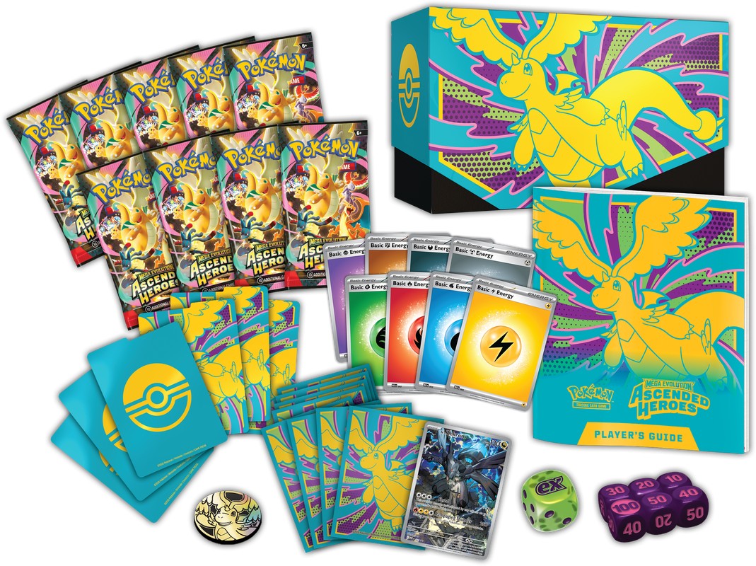 ME2.5: Ascended Heroes - Elite Trainer Box (ETB) PRESALE: RELEASE DATE 02/20/26