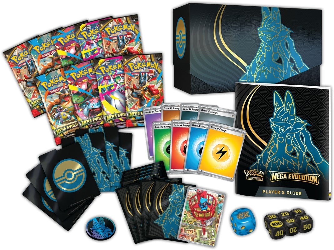 ME01: Mega Evolutions Base Set - Elite Trainer Box (Presale 09/26/2025) DELAYED