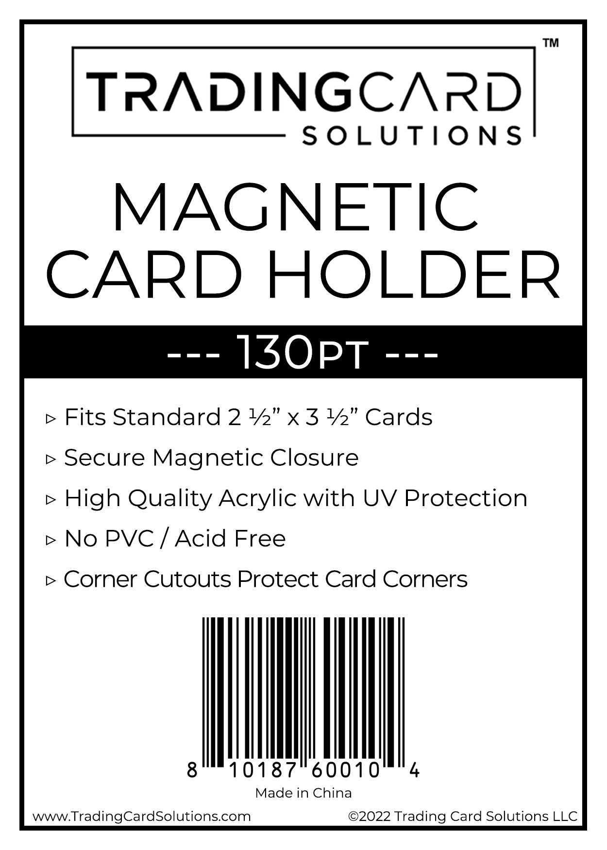 Magnetic Card Holder - 130pt