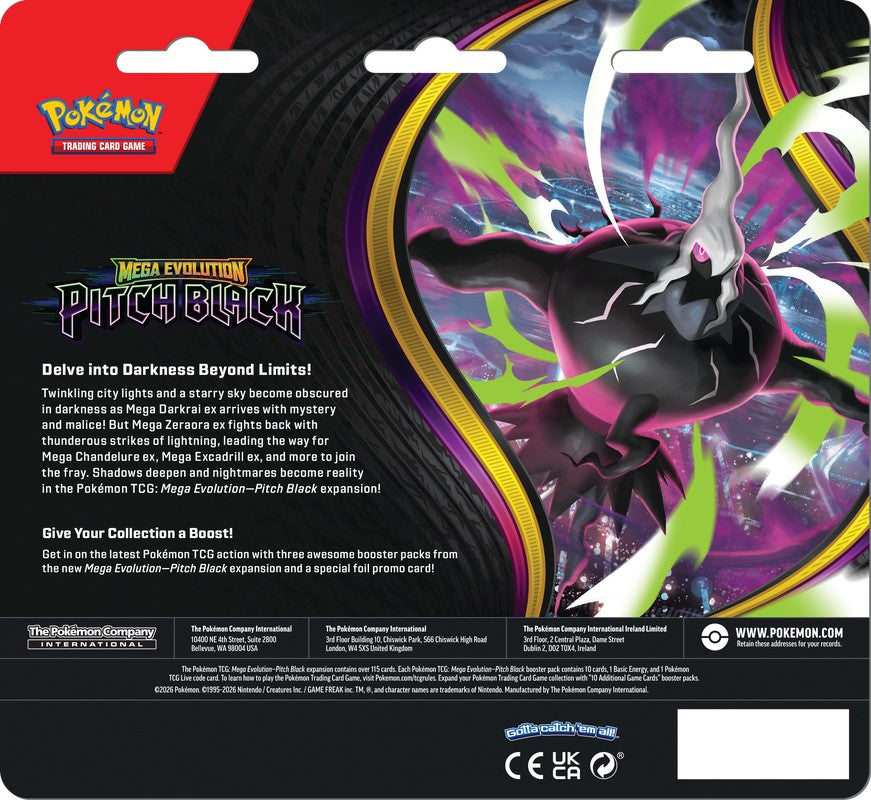 ME05: Pitch Black - 3-Pack Blister (PRESALE: RELEASE DATE 07/17/26)