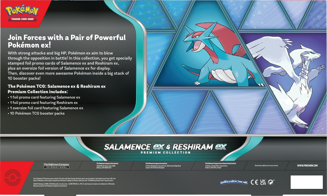 Salamence ex & Reshiram ex Premium Collection