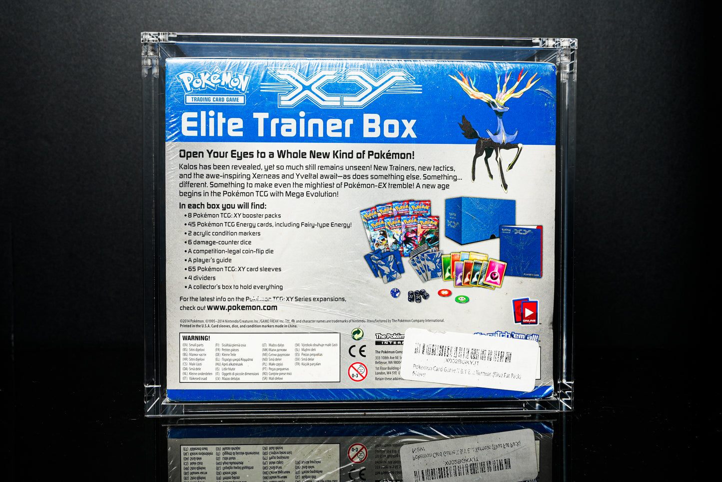 Acrylic Display Case - English Pokémon Elite Trainer Box (ETB)