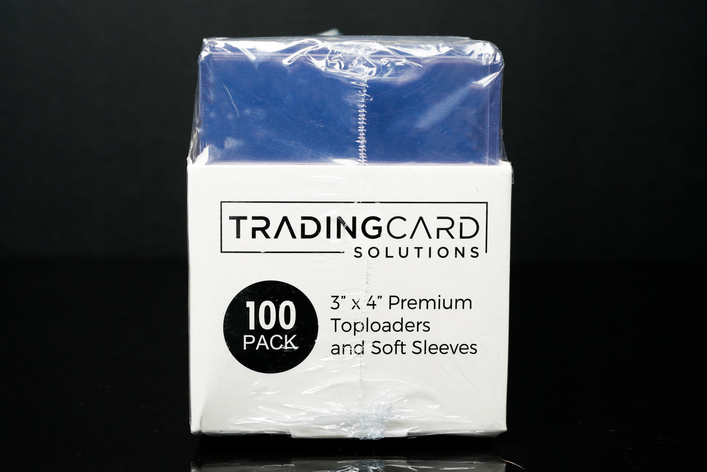 3" x 4" Premium Toploaders (100 Pack w/ 100 Soft Sleeves)