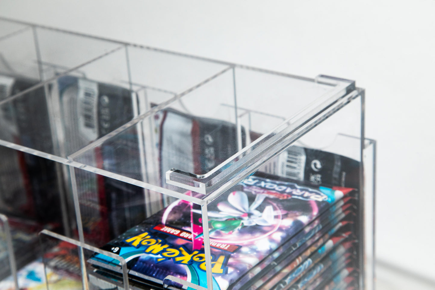 Acrylic Booster Pack Dispenser