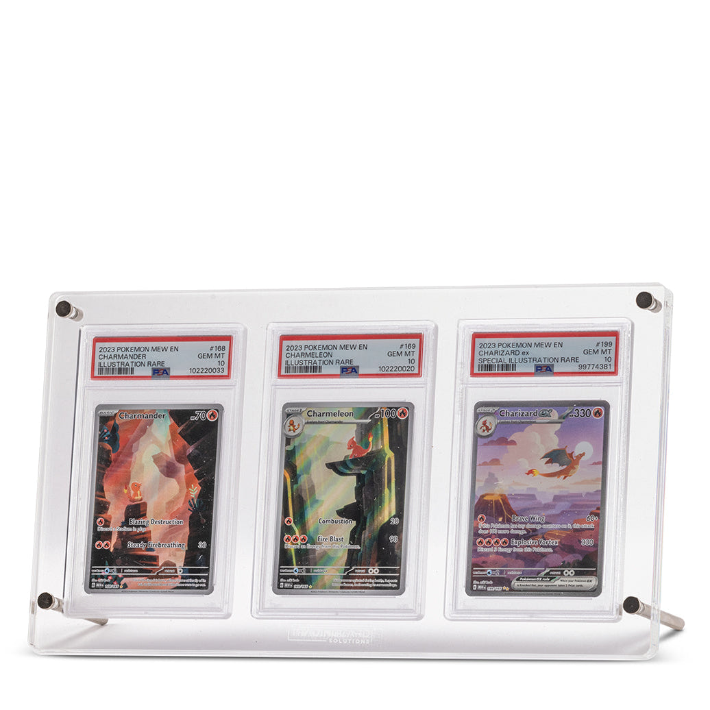 Acrylic 3 Graded Card Display - PSA/CGC/TAG