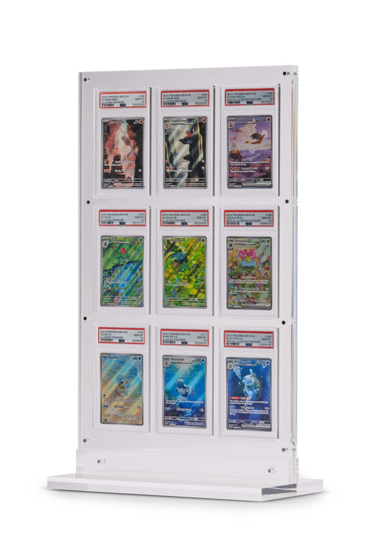 Acrylic 9 Graded Card Display - PSA/CGC/TAG