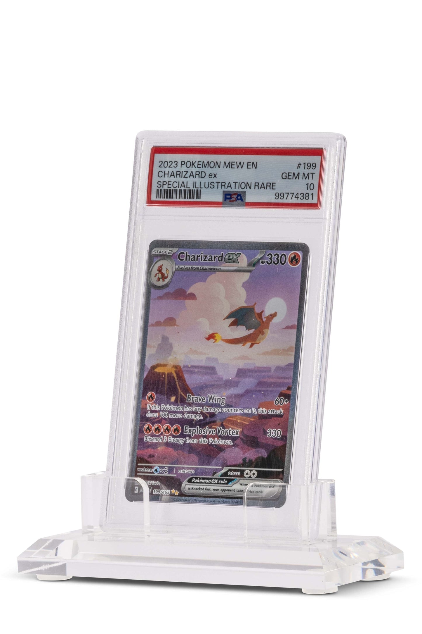 Acrylic Graded Card Slab Stand (PSA/TAG/CGC)