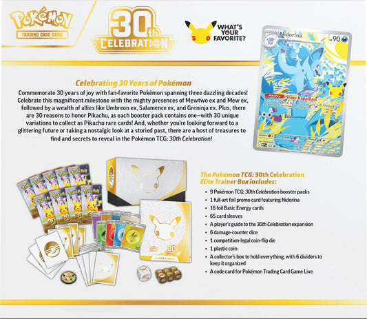 ME05.5: 30th Celebration - Elite Trainer Box (ETB) (PRE-ORDER: RELEASE DATE 09/16/2026)