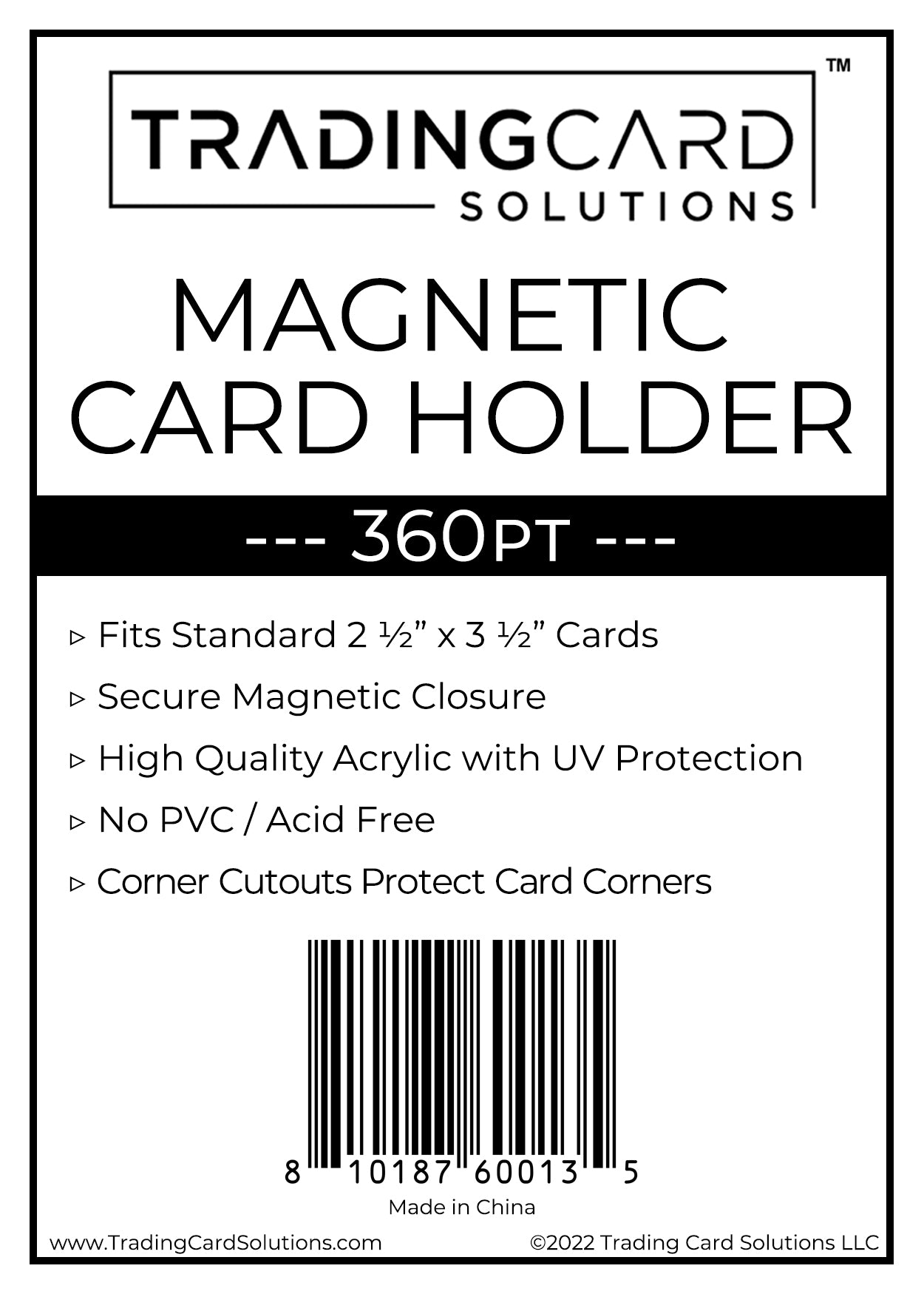 Magnetic Card Holder - 360pt