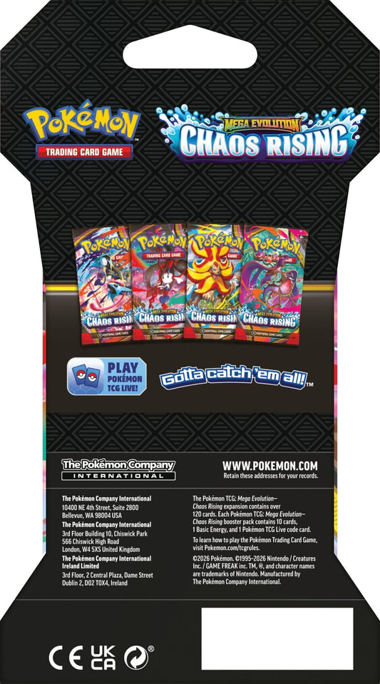 ME04: Chaos Rising - Sleeved Booster Pack (PRESALE: RELEASE DATE 05/22/26)